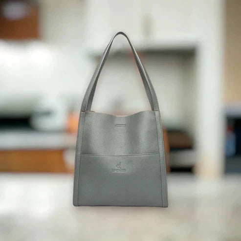 Shoulder Bag Genuine Leather Multiple Compartments