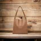 Shoulder Bag Genuine Leather Multiple Compartments