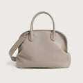 Shoulder Bag Leather Double Handles & Adjustable Strap