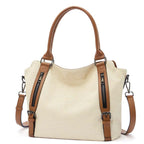 Shoulder Bag PU Leather Padded Laptop Compartment Adjustable Strap