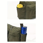 Shoulder Bag Padded Laptop Compartment Water-Resistant Polyester