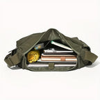 Shoulder Bag Padded Laptop Compartment Water-Resistant Polyester