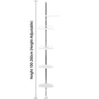 Shower Caddy Height-Adjustable Rust-Resistant 4 Shelves
