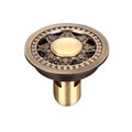Shower Drain Brass Round Strainer 4 Inch Antique Brass Finish