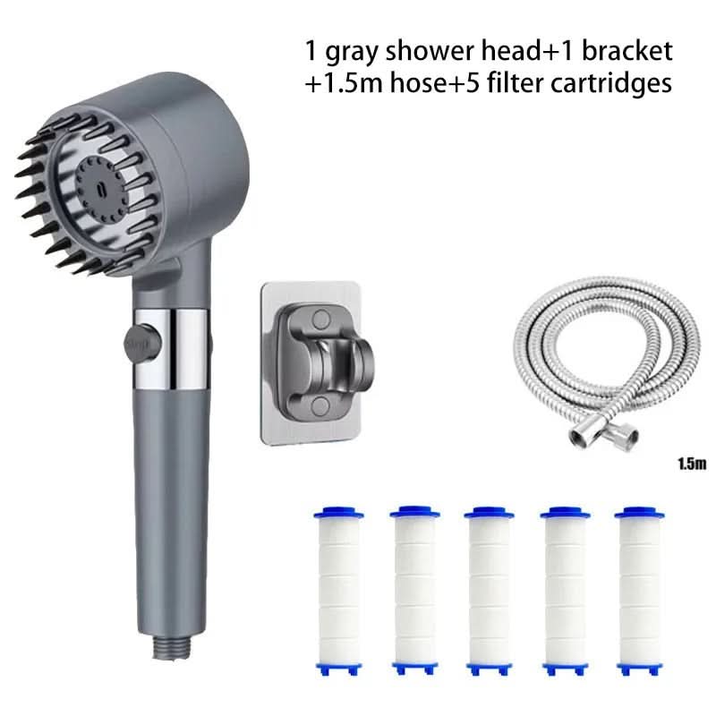 Shower Head High-Pressure Filtered 3 Spray Modes