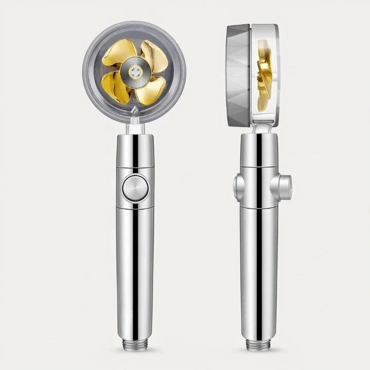 Shower Head High-Pressure Turbo Microfilter 360° Swivel