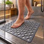 Shower Mat Non-Slip Suction Cups & Drainage Holes
