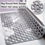 Shower Mat Non-Slip Suction Cups Quick-Drain Holes