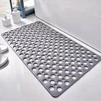 Shower Mat Non-Slip Suction Cups Quick-Drain Holes