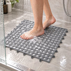Shower Mat Non-Slip Suction Cups Quick Drainage