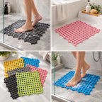 Shower Mat Non-Slip Suction Cups Quick Drainage