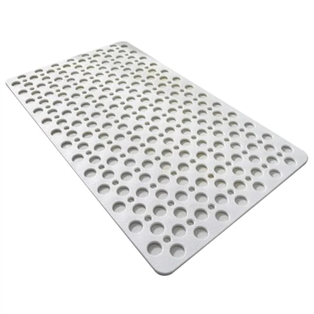 Shower Mat Non-Slip Suction Cups Quick-Draining TPE