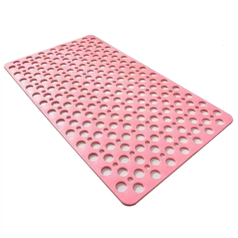 Shower Mat Non-Slip Suction Cups Quick-Draining TPE