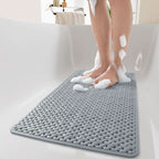 Shower Mat Non-Slip Suction Cups Quick-Drying Plastic