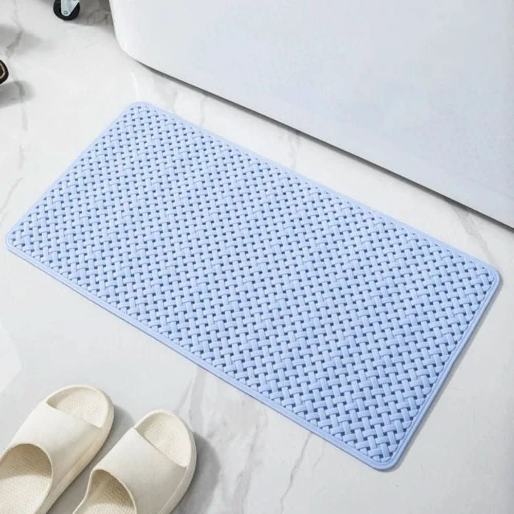 Shower Mat Non-Slip Suction Cups Quick-Drying Plastic