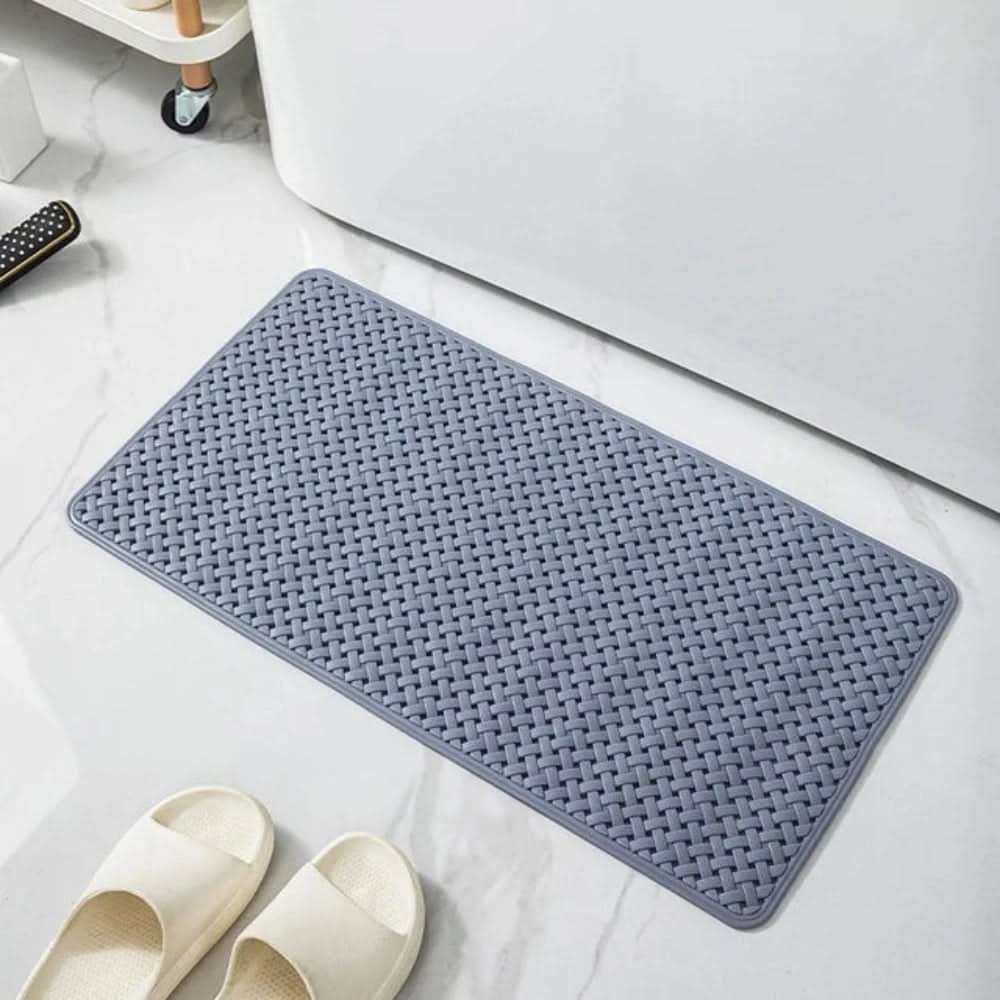 Shower Mat Non-Slip Suction Cups Quick-Drying Plastic