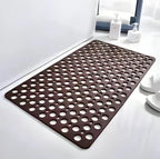Shower Mat Non-Slip Suction Grip Cushioned Surface & Drainage