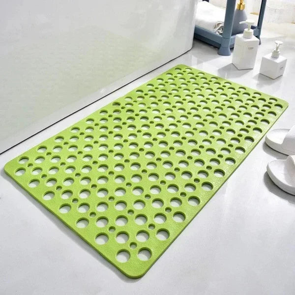 Shower Mat Non-Slip Suction Grip Cushioned Surface & Drainage
