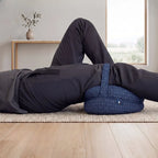 Side-Sleeper Knee Pillow Ergonomic Memory Foam Adjustable Strap