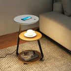 Side Table Qi Wireless Charging & Ambient LED Lighting