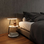 Side Table Qi Wireless Charging & Ambient LED Lighting