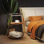Side Table Qi Wireless Charging & Ambient LED Lighting