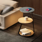 Side Table Qi Wireless Charging & Ambient LED Lighting