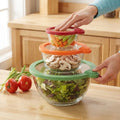 Silicone Food Covers Stretchy Airtight Set of 6