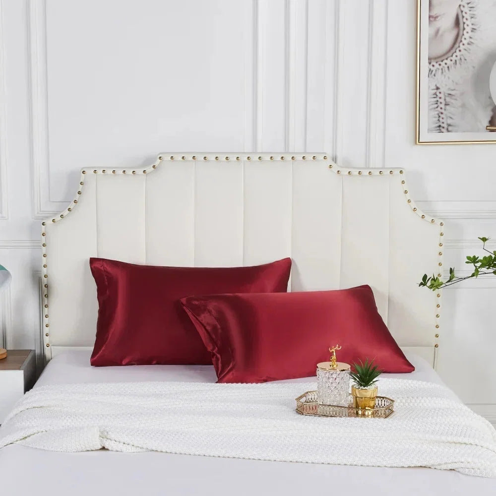 Silk Pillowcase Velvety-Smooth Hair & Skin-Friendly