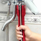 Sink & Faucet Installation Wrench Slim Long-Reach Multiple Adapters
