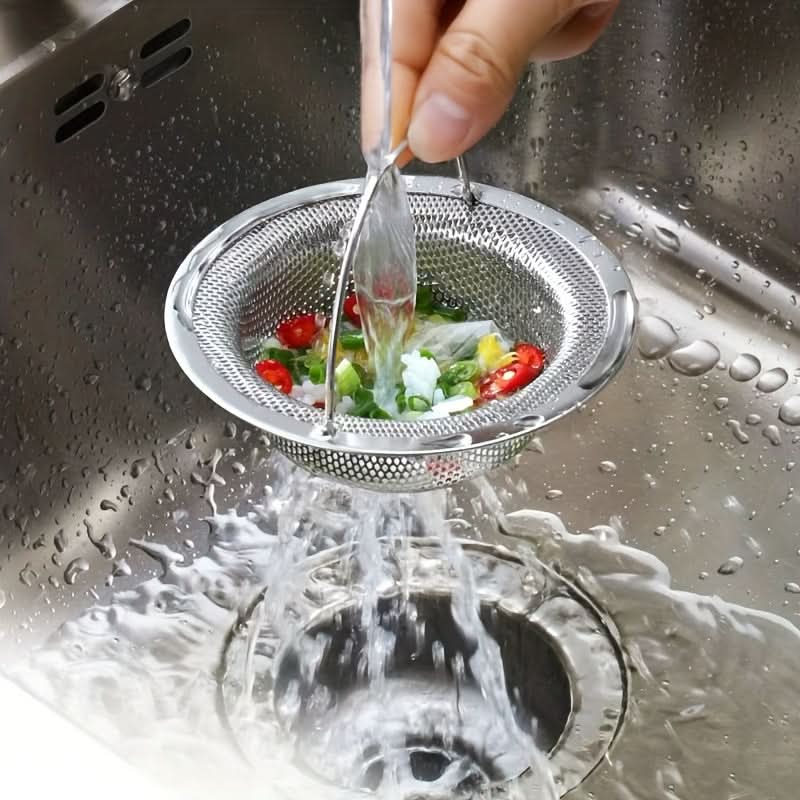 Sink Strainer Fine Mesh Rust-Resistant Handle