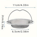 Sink Strainer Fine Mesh Rust-Resistant Handle