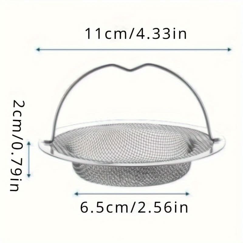 Sink Strainer Fine Mesh Rust-Resistant Handle