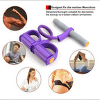 Sit-Up Trainer Compact Non-Slip Pedals & Foam Handles