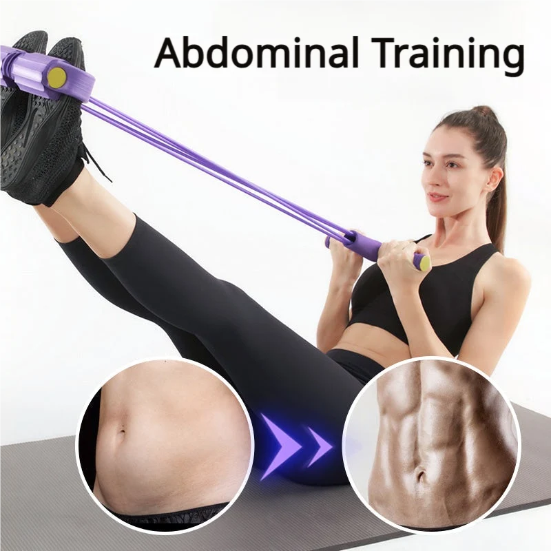 Sit-Up Trainer Compact Non-Slip Pedals & Foam Handles