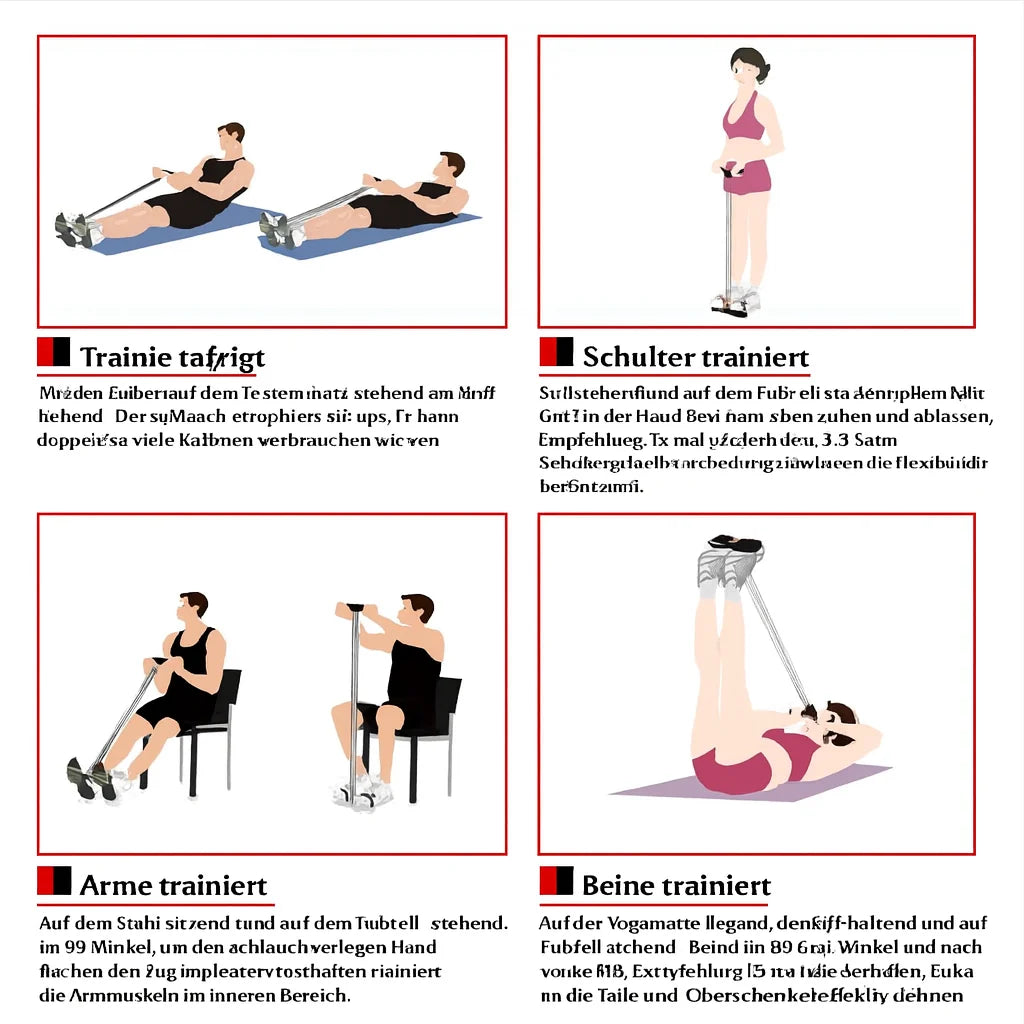 Sit-Up Trainer Compact Non-Slip Pedals & Foam Handles