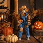 Skeleton Figure Motion-Activated Banjo & LED Lights