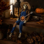 Skeleton Figure Motion-Activated Banjo & LED Lights