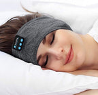 Sleep Headphones Adjustable Flat Speakers Bluetooth & USB Charging