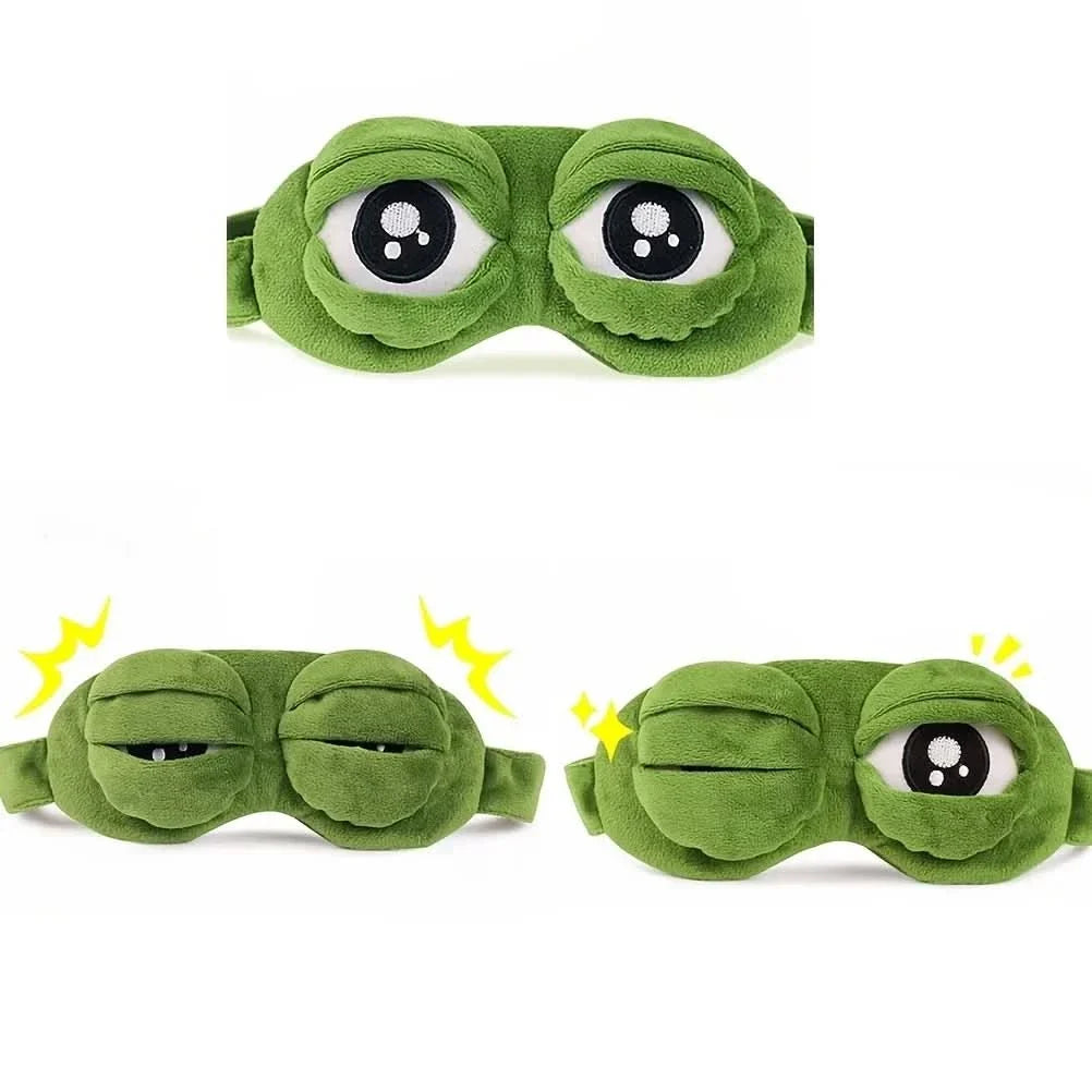 Sleep Mask Plush Padded Light-Blocking Adjustable Strap
