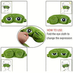 Sleep Mask Plush Padded Light-Blocking Adjustable Strap