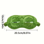 Sleep Mask Plush Padded Light-Blocking Adjustable Strap