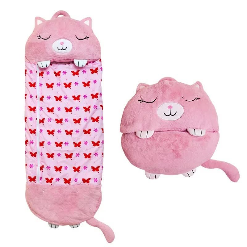 Sleeping Bag Plush Toy 2-In-1 Machine Washable