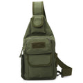 Sling Backpack Multiple Pockets Adjustable Strap Wear-Resistant Fabric