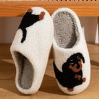 Slippers Cotton Dachshund Design Warmth for Winter