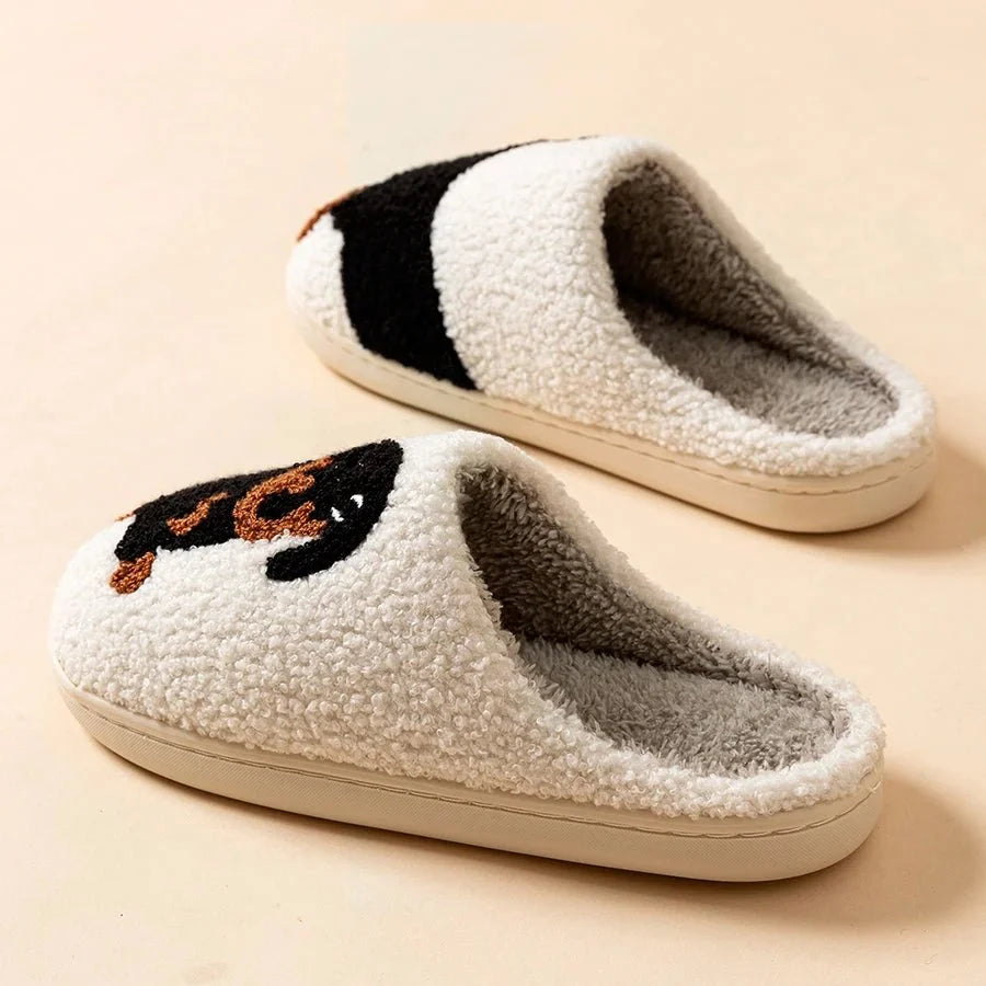 Slippers Cotton Dachshund Design Warmth for Winter