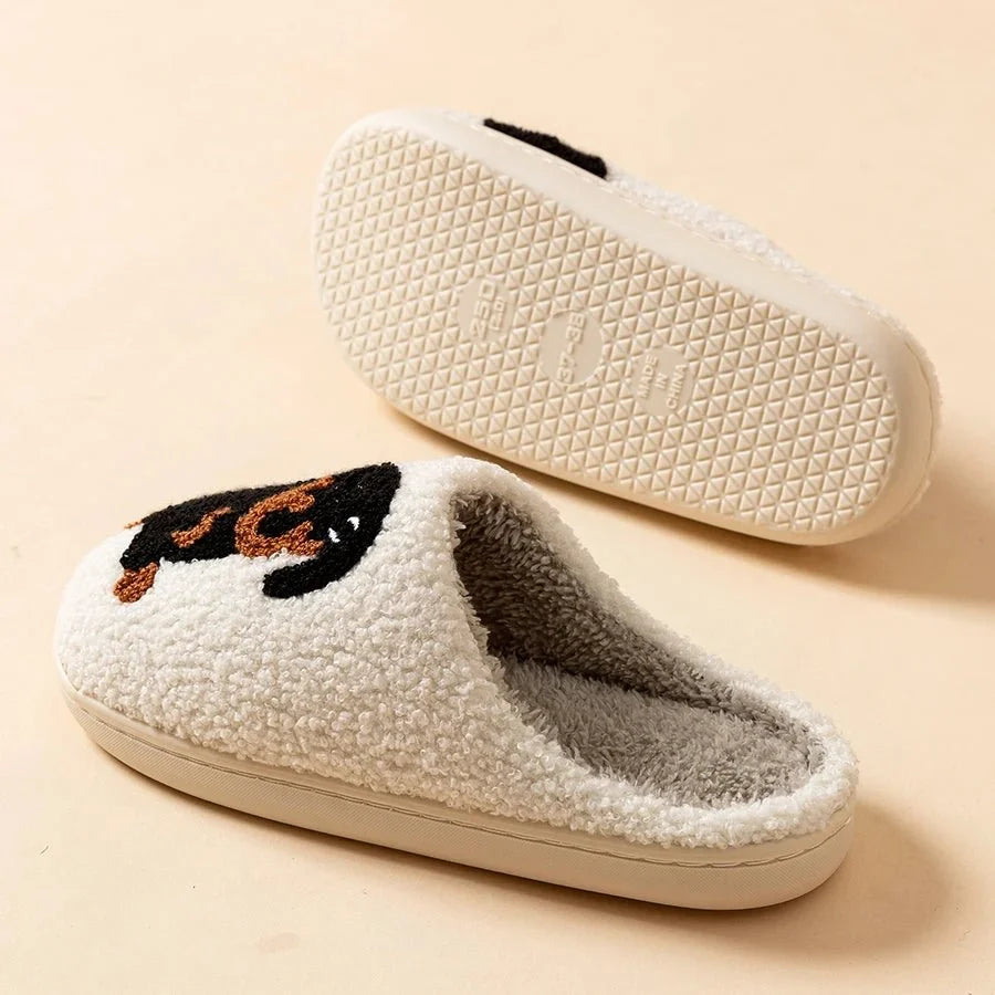 Slippers Cotton Dachshund Design Warmth for Winter