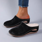 Slippers Orthopedic Support Fleece-Lined Non-Slip Sole