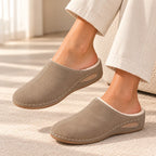 Slippers Plush-Lined Arch Support Cushioned Sole