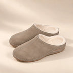 Slippers Plush-Lined Arch Support Cushioned Sole